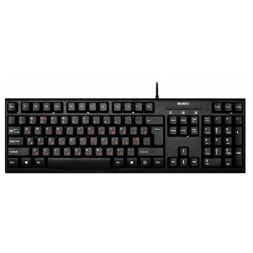 Клавиатура проводная Sven KB-S300 Black 59900₽