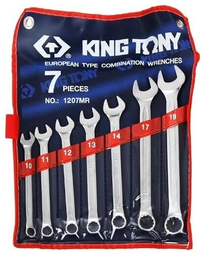 Набор ключей комбинированных King tony - фото №3