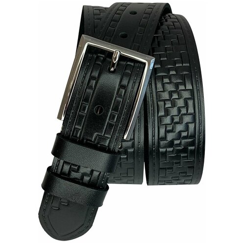 фото Ремень sergio manetti, размер 115-125, черный