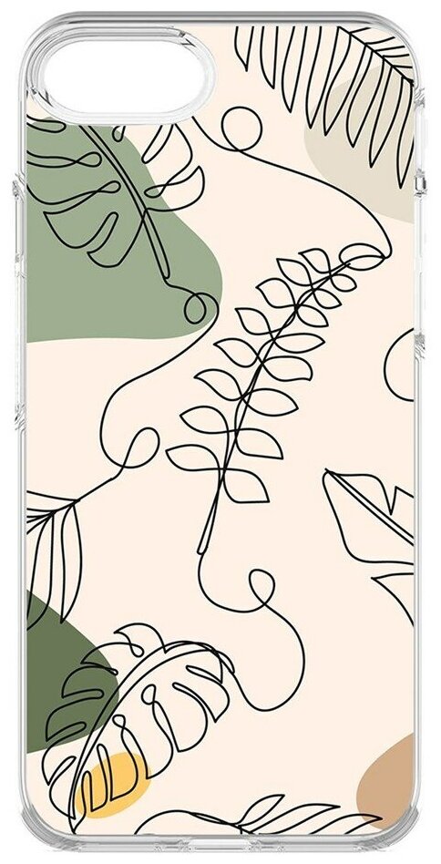 Силиконовый чехол / накладка / бампер Линия весны для iPhone 6S