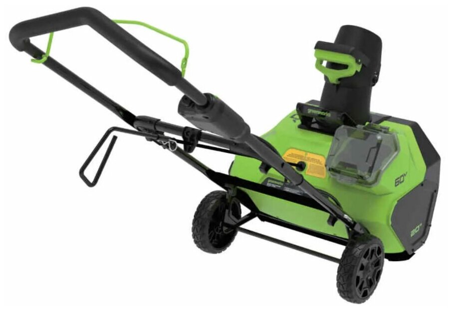 Снегоуборщик аккумуляторный Greenworks GD60PST 60V, ширина захвата 51 см, высота захвата 25 см, без АКБ и ЗУ, бесщеточный - фотография № 8