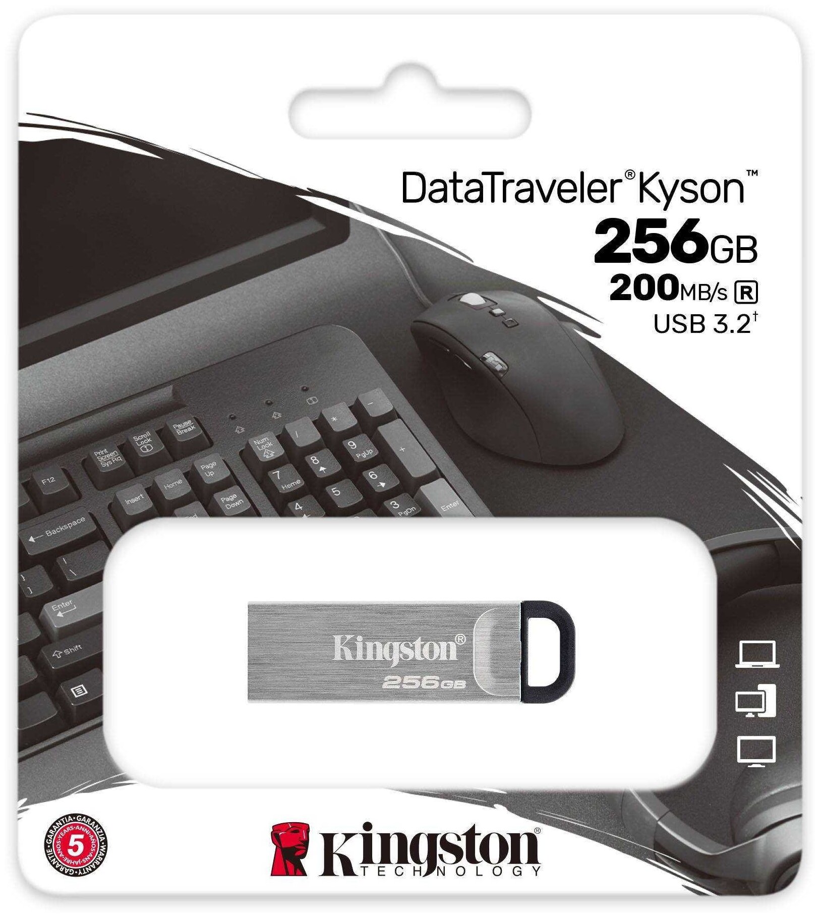 Накопитель Kingston USB 32 DataTraveler Kyson 256GB