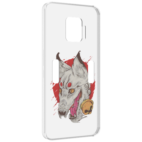 Чехол MyPads страшная собака для ZTE Nubia Red Magic 7 Pro задняя-панель-накладка-бампер
