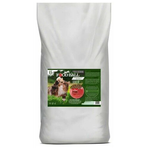 FOOD BALL сухой корм для взрослых кошек со вкусом Говядины 15кг