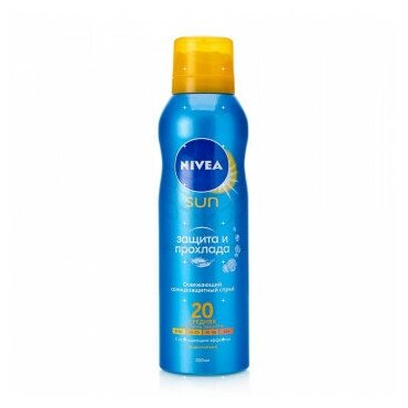 Спрей Nivea солнцезащитный Защита и прохлада SPF 30, 200 мл - фото №5