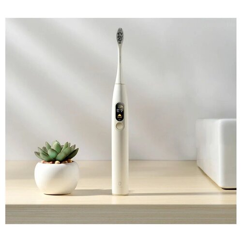 Умная электрическая зубная щетка Oclean X Smart Sonic Electric Toothbrush бежевый 449000₽