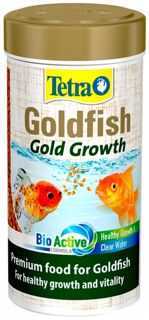 Корм для рыб Tetra Goldfish Gold Growth 250мл шарики - фотография № 2