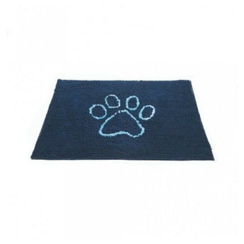 Коврик для собак Dog Gone Smart Doormat, супервпитывающий, цвет: темно-синий , 51 х 79 см