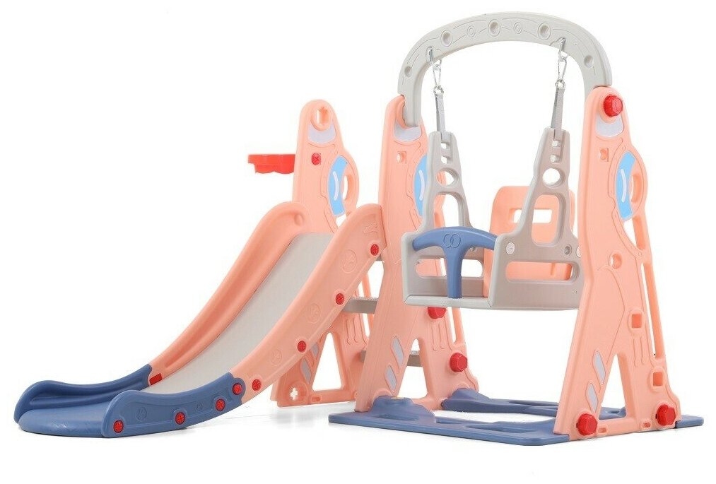 Горка детская для дома и улицы качели Perfetto sport PS-035-О Космо оранжевый — фото 1