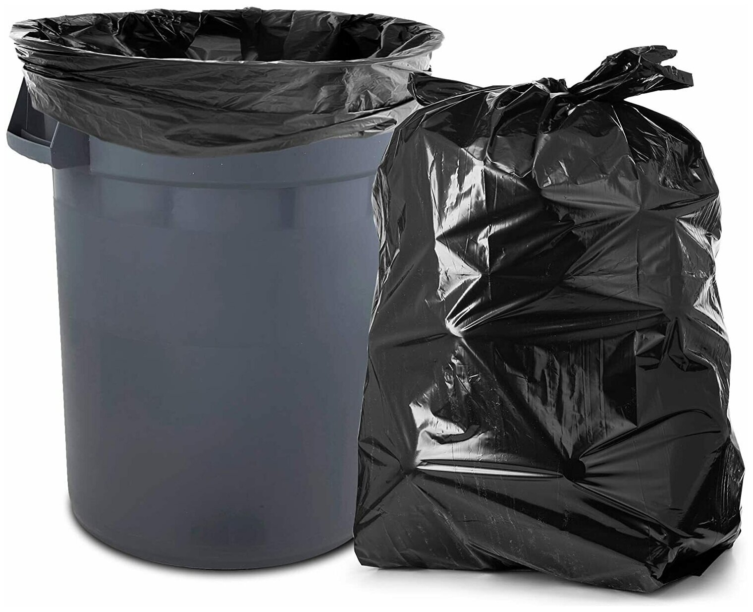 Мешки для мусора 120 л, черные, в пачке 25 шт, ПВД, 55 мкм, 70х110 см, особо прочные, концепция быта "Профи", 650