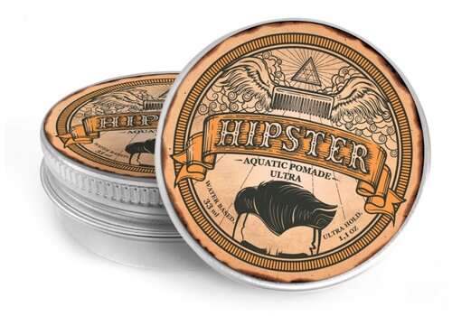 Hipster Помада Aquatic Pomade Ultra, сильная фиксация, 33 мл, 35 г