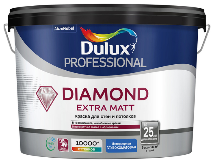 Dulux /  Diamond Extra Matt , 9, 52GY 24/050 