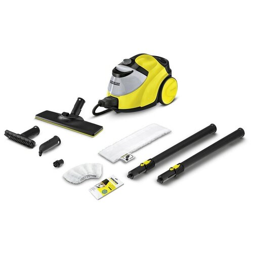 Пароочиститель KARCHER SC5 EasyFix, мощность 2200 Вт, давление 4,2 бар, объем 0,5/1,5 л, желтый, 1.512-530.0, 1 шт.