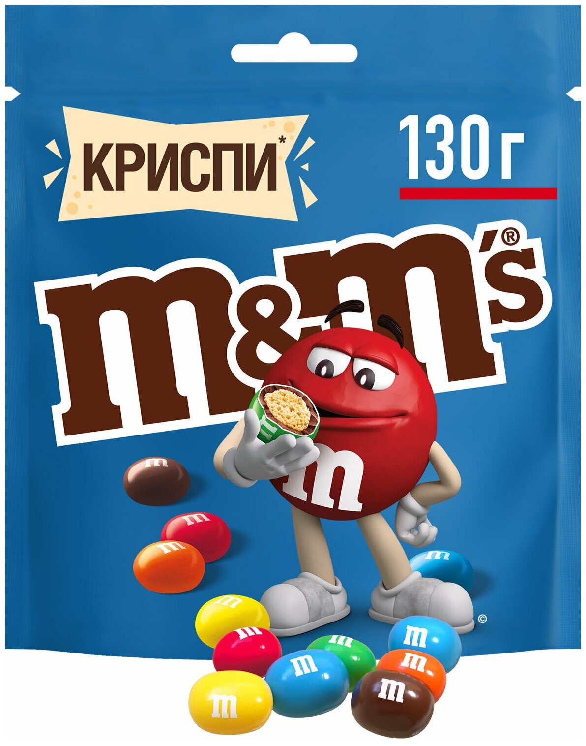 M&M's Криспи драже с хрустящим центром, 130г - фотография № 6