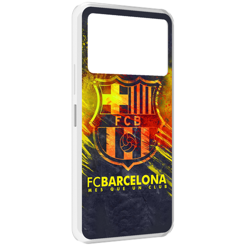 Чехол MyPads FC-Barcelona-Wallpaper-3 для Infinix NOTE 12 VIP (X672) задняя-панель-накладка-бампер