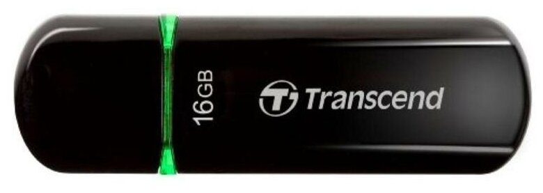 Флэш-диск USB 16Gb Transcend Jetflash 600, черный (TS16GJF600)