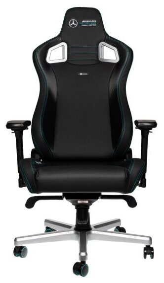 Компьютерное кресло Noblechairs Epic PU игровое, обивка: искусственная кожа, цвет: Mersedes AMG 2021 - фотография № 18