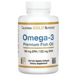 California Gold Nutrition Omega-3 Premium Fish Oil капс. - изображение