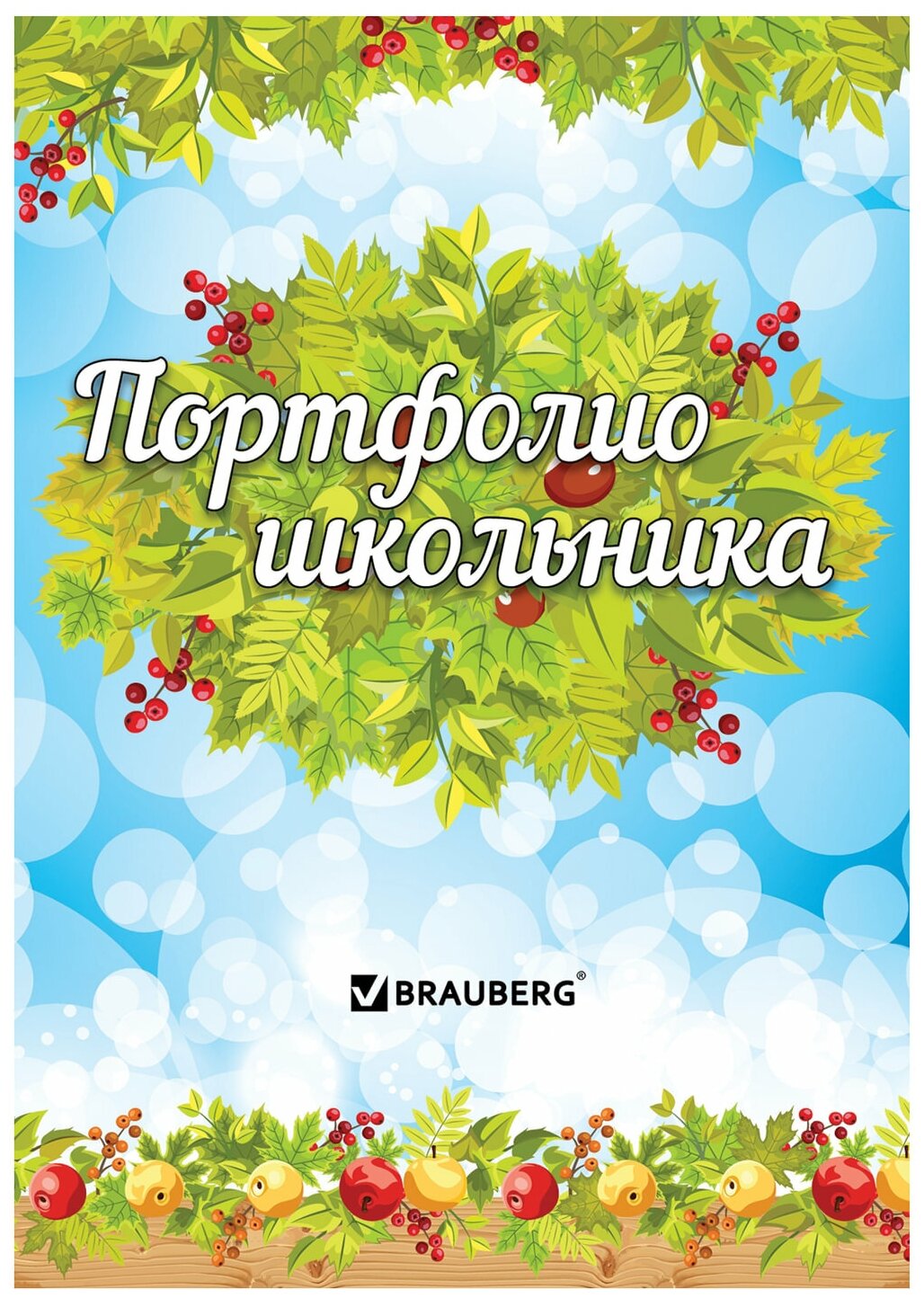 Листы-вкладыши для портфолио школьника, 14 разделов, 16 листов, "Окружающий мир", BRAUBERG, 126896