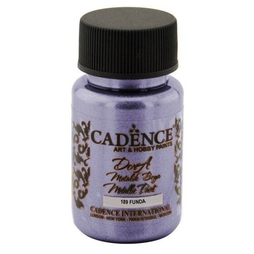 Акриловая краска Cadence Dora Metallic Paint. Heather-189