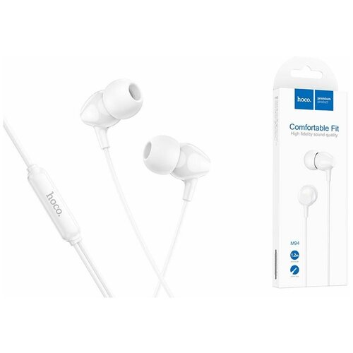 Проводные наушники Hoco M94 белый 19800₽