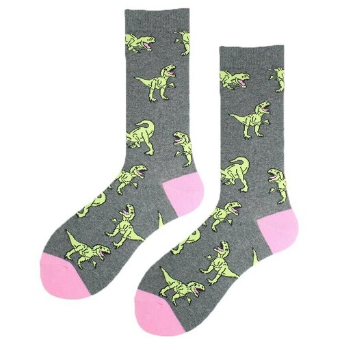 Носки I Miss You, размер 39-42, розовый, серый носки мужские i miss you динозавры