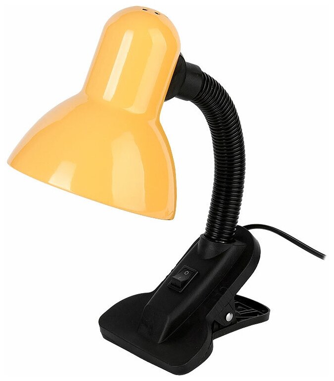Настольный светильник на прищепке General GTL-026-60-220 желтый