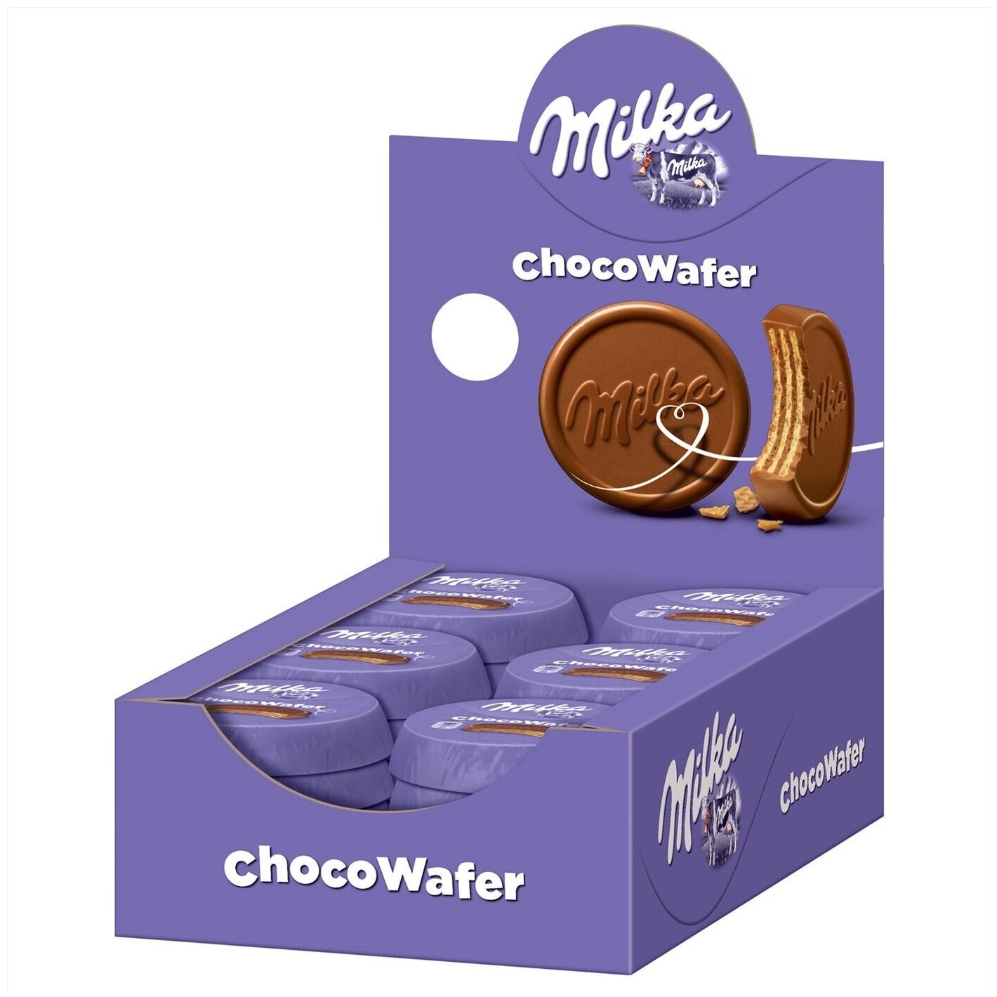 Вафли шоколадные Milka Choco Wafer 30шт по 30гр - фотография № 8