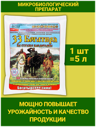 33 Богатыря Удобрение для оздоровления почвы, почвооздоравливающий препарат. 1 упаковка 5 л. ОЖЗ Кузнецова