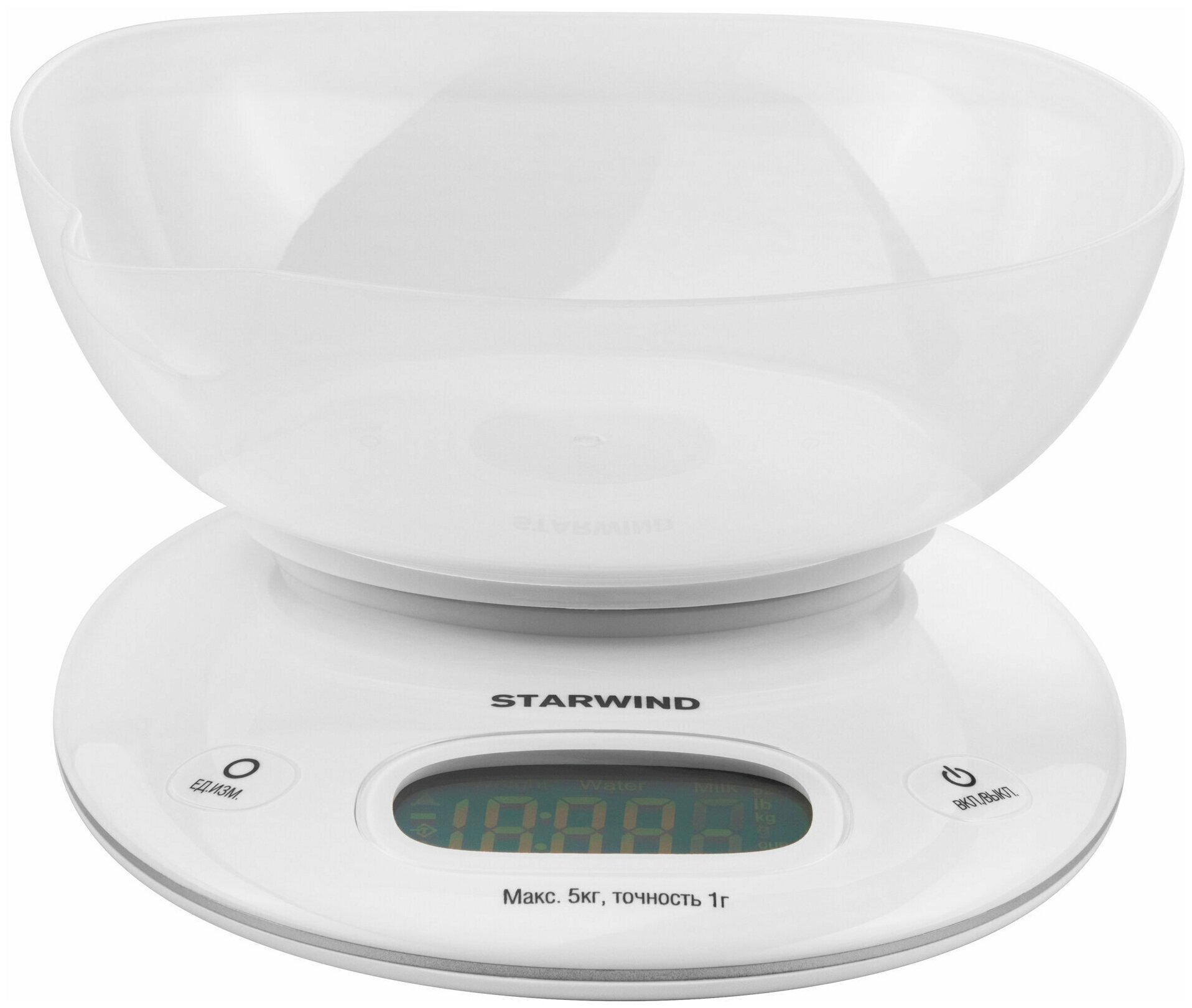 Весы кухонные электронные Starwind макс.вес:5кг белый - фото №6