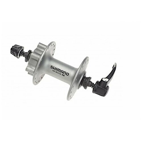 Втулка передняя SHIMANO Deore M525, 36H, OLD:100мм, 6-болтов, QR, серебристый, б/уп