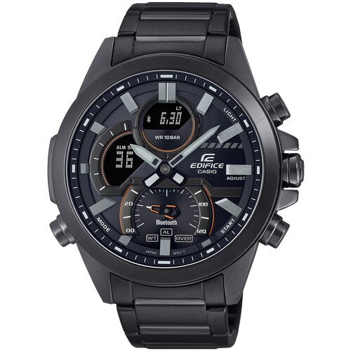 Наручные часы CASIO Edifice ECB-30DC-1A, коричневый, черный наручные часы casio ecb 30dc 1aef