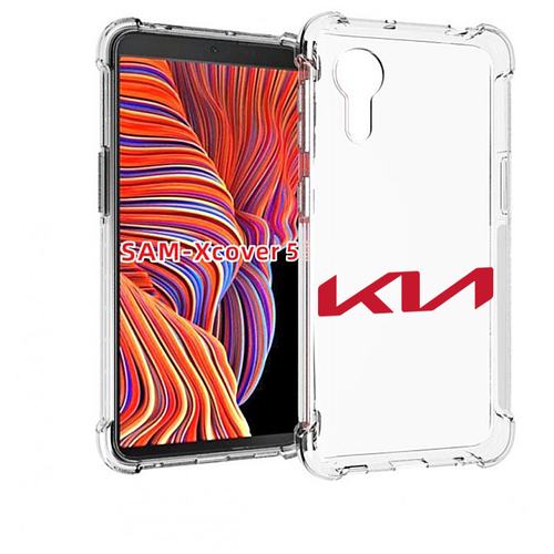 Чехол MyPads Kia-киа-3 для Samsung Galaxy Xcover 5 задняя-панель-накладка-бампер