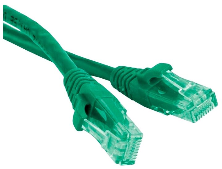 Патч-корд Hyperline PC-LPM-UTP-RJ45-RJ45-C5e-1.5M-LSZH-GN PC-LPM-UTP-RJ45-RJ45-C5E-1.5M UTP RJ-45 вил.-вилка RJ-45 кат.5E 1.5м зеленый LSZH (уп.:1шт) 24AWG