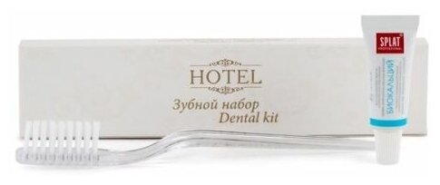 HOTEL набор зубной в картоне, зубная щетка + паста в саше. 300 шт. в коробке