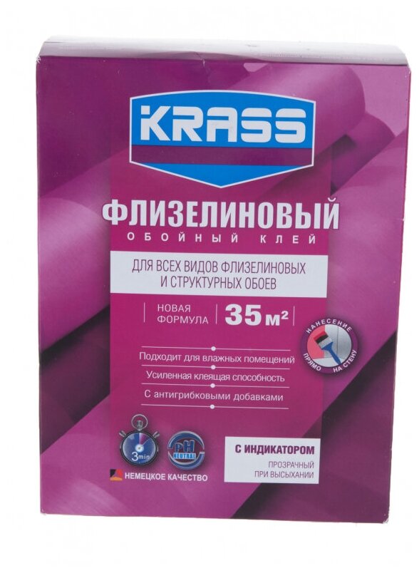 Клей KRASS Флизелиновый для обоев 300г