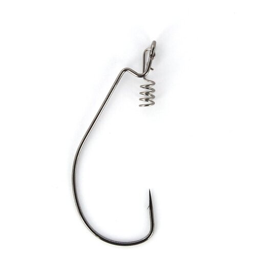 Крючок Yoshi Onyx Offset Hook Long Big Eye с пружинкой, 15 г, 5 шт., №2