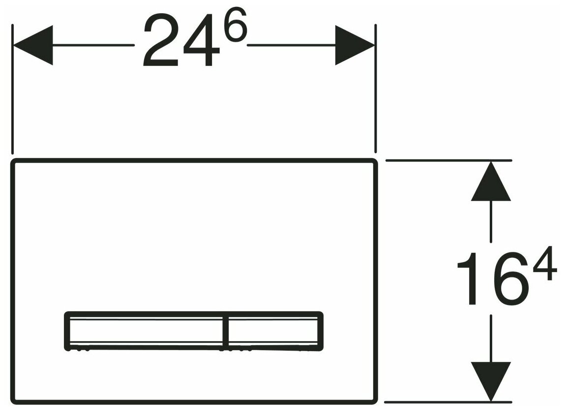 Кнопка смыва Geberit Sigma 50 115.788.DW.2 - фотография № 2