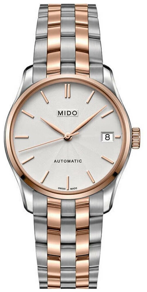 Наручные часы Mido Belluna, белый, серебряный