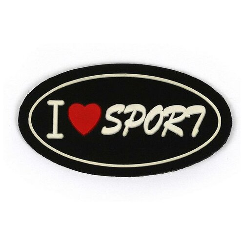 Аппликация пришивная TBY I love Sport, 5,2х2,9 см, 20 шт (TBY.2339)