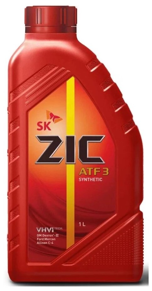 Трансмиссионное масло ZIC ATF 3, 1л