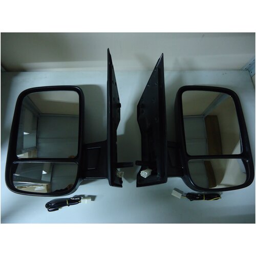 Зеркала для а/м Газель Некст, нового образца, с подогревом, повторителем поворота и электроуправлением (комплект)