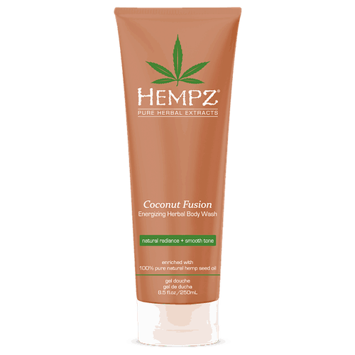 Hempz Coconut Fusion Energizing Herbal Body Wash - Гель для душа Бодрящий Кокос 250 мл гель для душа бодрящий кокос coconut fusion energizing herbal body wash