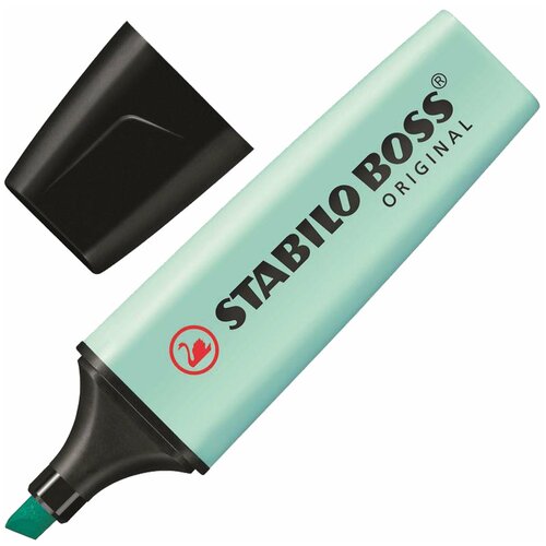 STABILO Текстовыделитель stabilo boss pastel , бирюзовый, линия 2-5 мм, 70/113, 10 шт.