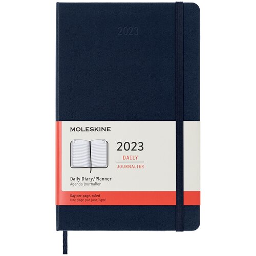 Ежедневник Moleskine CLASSIC Large 130х210мм 400стр. синий сапфир