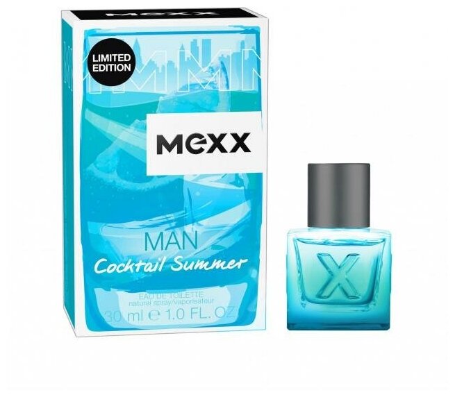 Mexx men Cocktail Summer Туалетная вода 30 мл. limited edition