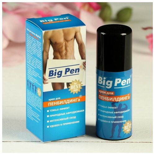 Крем для увеличения полового члена Big Pen, разогревающий, 20 мл