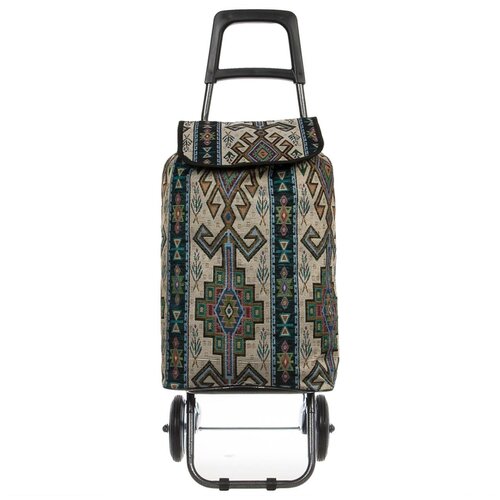 фото Сумка-тележка хозяйственная трансформер гобелен 8030053 нет бренда