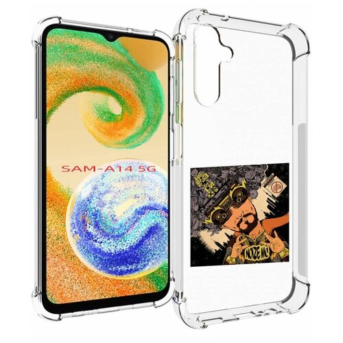 Чехол MyPads Неразбериха Noize MC для Samsung Galaxy A14 4G/ 5G задняя-панель-накладка-бампер