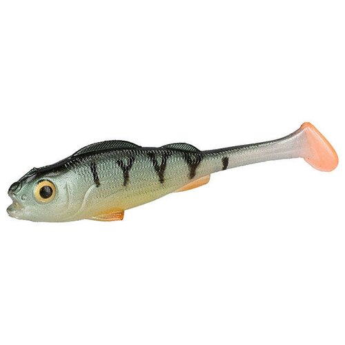 Mikado, Виброхвост Real Fish, 6.5см, 6шт, Perch